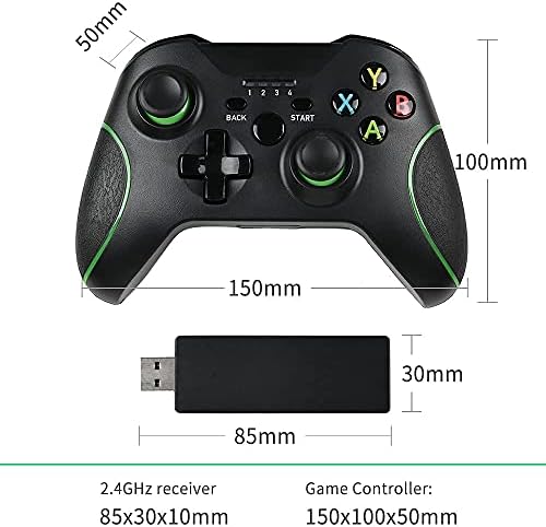 Az Xbox Egy Vezeték nélküli Kontroller, Zamia Játékvezérlő Gamepad 2,4 GHZ-es Játék Kontroller Kompatibilis az Xbox One/One S/One